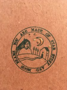 A lovely Rubber Moon stamp