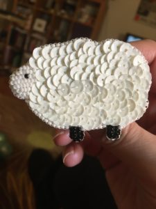 Ta da! I ended up liking that finishing row. It gives a little more dimension, I think.